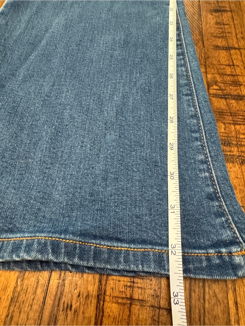 NWT Derek Lam Blue Braided-Waist Flare Jeans - Picture 6 of 7